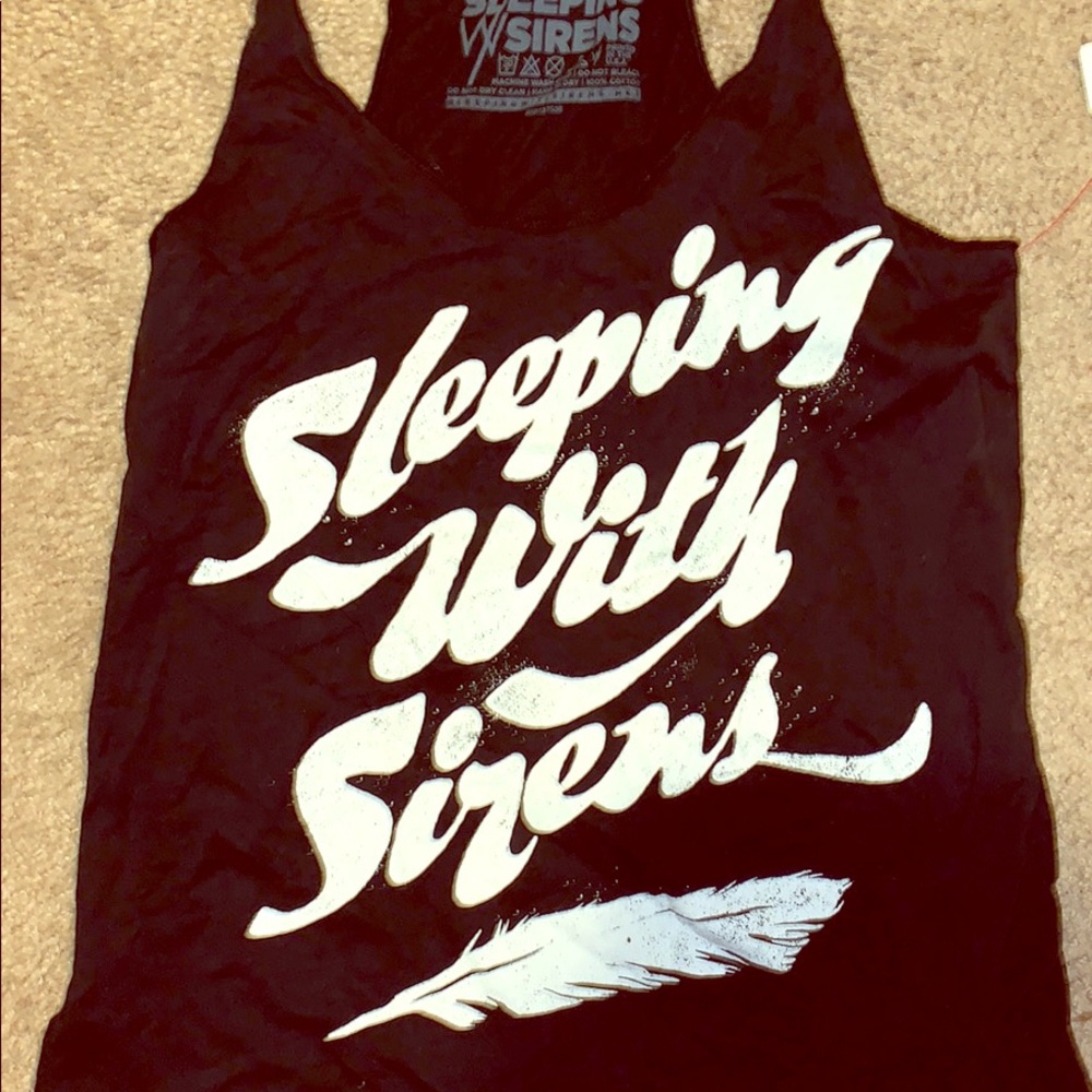 Sleeping with sirens tank top